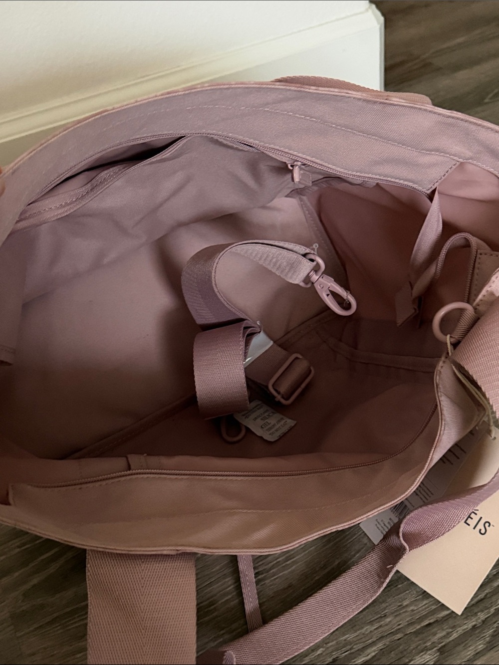 BEIS- Beisics tote pink NEW WITH TAGS - Picture 7 of 9